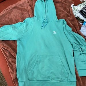 Green Adidas hoodie